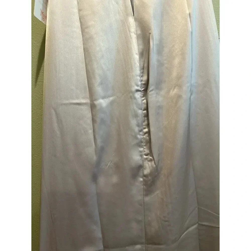 NWT Size XXS Roman Twist Gown In Silver Luxe‎ - Picture 6 of 9